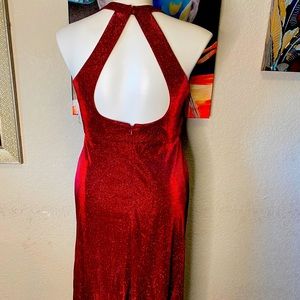 Sexy long valentines party dinner gown